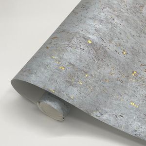 Tapety Mała próbka Mywind Design Gray Z Złotym dnem Czeski Luxury Wallpaper Hurtownie Living Home Cork DallCoverings