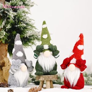 Xmas Decors al por mayor-Decoraciones de Navidad Sueco Santa Gnome Muñeca Ornamento Juguete Inicio Decoración de Navidad Regalos de fiesta MT14