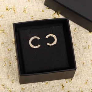 Wholesale earrings tops designs for sale - Group buy 2022 Top quality Charm simple design round shape stud earring with diamond and nature sell in two designs for women wedding jewelry gift have box stamp PS7238