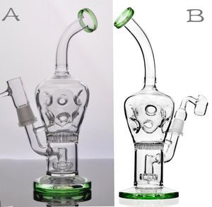 Bongs For Sale Green Special Oil Drum water pipe bong Hookahs mini rig 14mm nail hookah glass