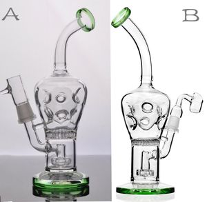 Bongs na sprzedaż Green Special Oil Drum Water Pipe Bong Hookhs Mini Rig 14mm Nail Hookh Glass