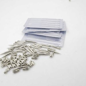 100pcs Wymień igły do ​​tatuażu usuwanie mola plazmowego pieg piece ciemne narzędzie do zmywacza okrągłe igły czapki narzędzia do pielęgnacji skóry 210608