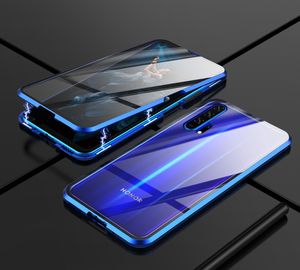 Tempered Glass Cases for Xiaomi Redmi Note T Cover Screen Protector for Xiomi Redmi Note Pro Case Magnetic Metal Bumper