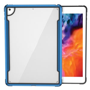 Tydligt fall för iPad 10,2 tum Dual Layer Full Body Shockt Proof Robust skyddskåpa med kickstand