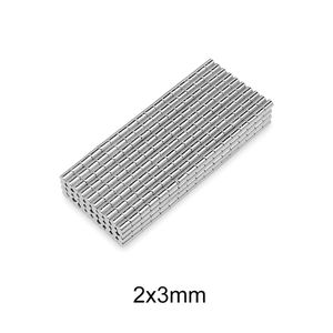 Hurtownie - W magazynie 1000 sztuk Silne Round NDFEB Magnesy Dia 2x3mm N35 Rare Earth Neodymium Stały Craft / DIY Magnes