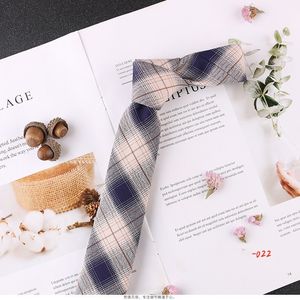 Moda JK Style Twill Tie DK Hand Tie Męskie i żeńskie Student Student Koszula Kostium Plaid Spódnica Kolokacja Hurtownie Dobra jakość