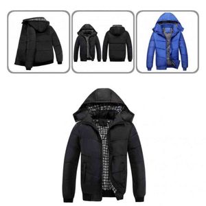 Thick Terrific Soft Winter Jacket Detachable Hat Men Down Coat Breathable for Dating G1108