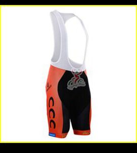 Mens CCC 팀 여름 자전거 사이클링 턱받이 통기성 및 빠른 건조 전문 스포츠 레이싱 자전거 바지 3D 젤 패드 자전거 스타킹 Y2104060
