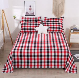 Traditional Fabric Bedding Classic Scotland Textile Bed Sheet Multiple Size Simmons Mattress Bedspread ( No Pillowcase ) F0167 210420