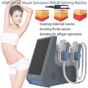 Hiemt máquina de emagrecimento estimulador muscular EMslim 4 alças para todo o corpo moldar músculos bulidos e queima de gordura