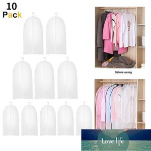 10Pcs Garment Clothes Coat Dustproof Cover Suit Dress Jacket Protector Travel Storage Bag Thicken Clothing Dust Cover Dropship Factory price expert design Quality
