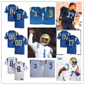 Custom UCLA Bruins Stitched Football Jersey 33 Bo Calvert 92 Quintin Somerville 98 Tiaoalii Savea 10 Ale Kaho 23 Chase Cota 4 Stephan Blaylock 9 Parker McQuarrie