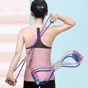 Inomhus Fitnessutrustning Yoga Resistance Bands Elastic Sport Tranning Pull Expander Rope Bodybuilding Excercise Workout Bands H1026