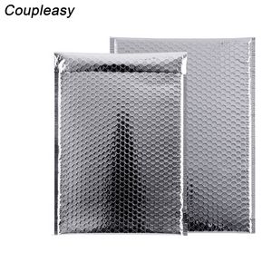 40-Pack Silver Bubble Mailers in 8 Sizes - Padded Shipping Envelopes, Plastic Foam Lined for Small Item Mailing