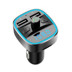 A23 car charger voltage detection Cell Phone FM transmitter hands-free wireless Bluetooth mp3 player for mobile phones