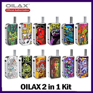 100% authentischer Oilax Cito Pro Starter Kits VV Batterie Vape-Stift-Verdampfer 2 in 1 für dickes Ölwachs-elektronische Zigarette 400mAh vorheizen