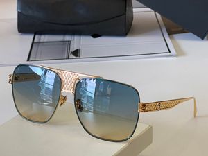 Top Original, hochwertige Designer-Sonnenbrille für Herren, berühmte modische Retro-Brille der Luxusmarke, Modedesign-Damenbrille, 18 K, MAYB THE JUDGE, Größe 59–15–140