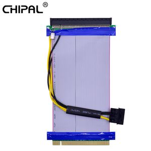 Adapters PC -hårdvarudator; OfficComputer Cables Connectors Chipal PCI E 16 till 16 PCIe X16 Extender Flexible Ribbon Ex ...