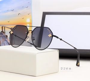 5A 2022 Marke Design Sonnenbrille Frauen Männer Designer Gute Qualität Mode Metall Übergroße Sonnenbrille Vintage Weiblich Männlich UV400