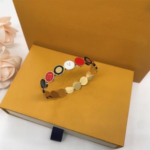 Brief Armband Merk Womens Sieraden Dame Designer Armbanden Gouden Bloemen Kleur Dames Dames Luxe Jariser