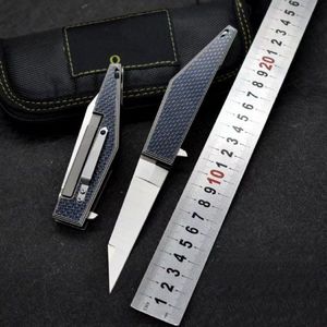 LKESI Cep Katlanır Bıçak İthal Avusturya M390 Blade Karbon Fiber Kolu Taktik Avcılık Balıkçılık EDC Survival Aracı Bıçaklar A3171