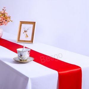 Wholesale hotel kitchen tools for sale - Group buy Solid Color Rectangle Table Runner Dust Proof Home Table Cloth Wedding Party Decoration Hotel Soft Tablecloth Kitchen Tool BH5971 TYJ