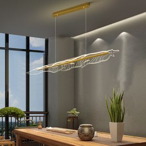 Restaurant Pendant Lamps Study Modern Minimalist Creative Chinese Light Luxury Tea Room Designer Bar Lustre Salon Hanging Lights