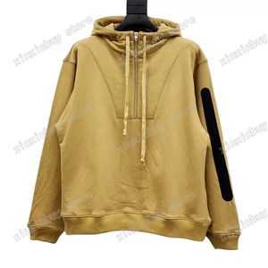 22ss Autumn Sportwear designers Hoodies Sweatshirts Sleeve letter Pattern printing clothes mens Coats Outerwear Hooded men Clothing Cotton black brown XS-L