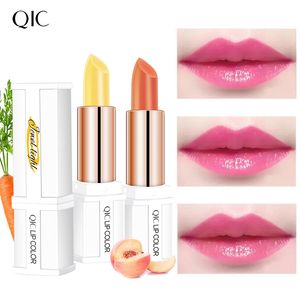 QIC Carotene Temperature Colors Ever-changing Lip Balm Moisturizer Lipstick Long Lasting Preventing Dryness Hygienic Moisturizing 1008