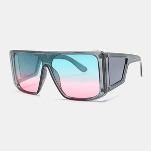 Men Full-Frame One-piece Lens Windproof UV Protection Fashion Sunglasses