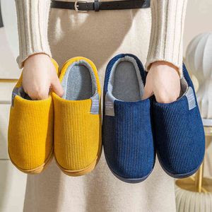 Chinelos quentes de inverno para mulheres homens indoor home macio slides peludo 2021 moda casal quarto masculino feminino chinelo sapatos y1206