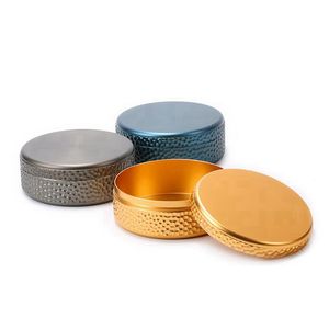 Big Smoking Colorful Aluminum Alloy Dry Herb Tobacco Spice Miller Grinder Handpipe Portable Meteorite Texture Sealed Storage Stash Case Jars Tank DHL Free