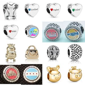 NEW 2021 100% 925 Sterling Silver Elephant Bag charm Fit DIY Original Bracelet Fshion Jewelry Gift