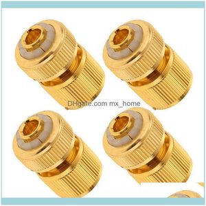 Supplies Patio, Lawn Home & Garden4Pcs Brass 1/2 Inch Hose Connector Garden Water Tap Pipe Quick Connect Adaptor Fitting Watering Equipments