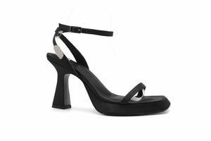 Kvinnors fyrkantiga Huvud Tjockt Solat Sandaler Patent 10cm Heel Open Toe Leather Platform San Dals Mujer Sexiga T-Belt High Heels 35-43