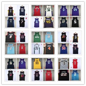 75th City Edition Basketball Jerseys LBJ Kevin Stephen Durant Curry Jimmy Anthony Butler Davis Lonzo Antetokounmpo Ball Trae Devin Young Ja BookerMorant Stitched