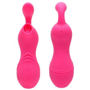 Massagem Itens Atualização Mamilo Sucking Clitóris Estimulador Língua Sexy Oral Lambing Clit Sucker Vibrador Brinquedos Para Mulheres Boquete Vibrando