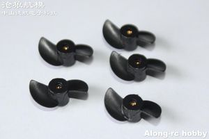 5 pcs RC modelo barcos part- 17mm mini hélice de plástico para volantexrc 79503 vector 30 vector xs v79503 79504 barco de controle remoto