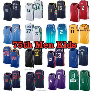 Wholesale kevin durant jersey resale online - Ja Morant LaMelo Ball Basketball jerseys Kevin Durant Harden Derrick Rose Stephen Curry Trey Young Lillard Jokic Doncic Tatum Butler Embiid jersey th Mens Kid