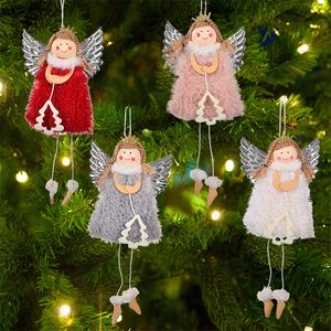 Angel Doll Merry Christmas Decoration Xmas Tree Angels Girl Pendant New Year Gifts