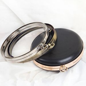 Accessori per parti di borsa Scatola di metallo di forma rotonda Borsa con telaio Maniglia Hardware Accessori all'ingrosso per cinturino per borse