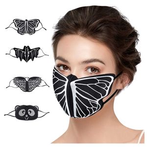 Grappige 3D Designer Maskers voor Volwassen Vrouwen Kawaii Herbruikbaar Mond Masker met Dieren Patterned Party Decoratie Facemask Mondmask Lamy