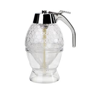 Novo suco xarope copo abelha gotejamento dispensador kettle acessórios de cozinha jarra jarra de armazenamento de contêiner suporte suporte de suporte de suporte