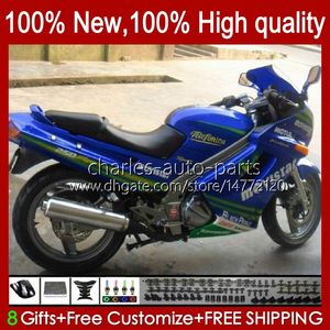 Nadwozie OEM dla Kawasaki Ninja Blue Factory ZZR-250 Ciało 54HC.171 ZZR 250 CC 1990 1991 1992 1993 1994 1995 1996 1997 1998 1999 ZZR250 90 91 92 93 93 95 96 97 98 99 Owalnia