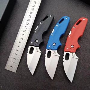 ColdSteel 20LT Tuff Lite AUS-8 Blade back lock Folding Knife Nylon glass fiber handle Copper washer hunting outdoor camping Pocket Survival EDC Knives