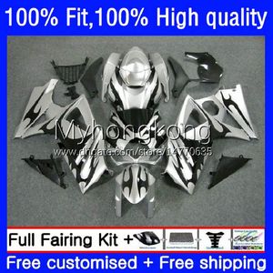 Kroppssprutningsmögel för Suzuki K7 GSXR 1000 CC 1000cc 07 08 Bodywork 27No.35 GSXR1000 GSX-R1000 Black Flames 2007 2008 GSXR1000CC GSXR-1000 2007-2008 OEM Fairing Kit