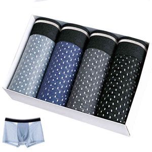 Briefs Men's Panties Boxer Underkläder För Man Par Sexig uppsättning Kalecon Stor Storlek Lot Mjuka Underbyxor Man Underkläder Shorts Boy H1214