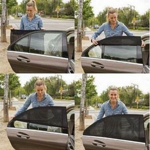 Universelle 2pcs Auto Styling Sonnenschutz Vorhang Heckscheibenabdeckung UV Schutz Sonnenschein Visor SUV Schild Fenster Film Autozubehör Accessoires