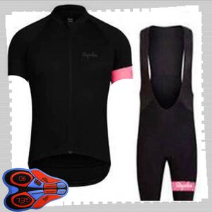 RAPHA team Cycling Short Sleeves jersey (bib) shorts sets Mens Summer Breathable Road bicycle clothing MTB bike Outfits Sports Uniform Y21041436