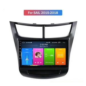 full-automatic 9 inch 1080p video car dvd player for CHEVROLET SAIL 2015-2018